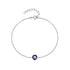 S925 pure silver devil's eye oil drip daily matching bracelet for women - MOWTE