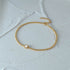 Fashionable Ins Style s925 Pure Silver Single Diamond Set Round Bead Women's Bracelet - MOWTE