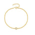 Fashionable Ins Style s925 Pure Silver Single Diamond Set Round Bead Women's Bracelet - MOWTE