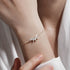 S925 sterling silver crown zircon inlaid daily wear women's bracelet - MOWTE