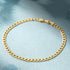 S925 sterling silver basic matching chain Cuban chain women's daily wearing bracelet - MOWTE