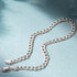 S925 sterling silver basic matching chain Cuban chain women's daily wearing bracelet - MOWTE