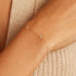 S925 pure silver three diamond studded light luxury temperament layered daily bracelet for women - MOWTE