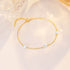 S925 pure silver three diamond studded light luxury temperament layered daily bracelet for women - MOWTE
