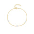 S925 pure silver three diamond studded light luxury temperament layered daily bracelet for women - MOWTE