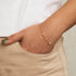 S925 sterling silver creative octagonal star pearl bracelet for women - MOWTE