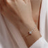 S925 pure silver pentagram diamond encrusted women's bracelet - MOWTE
