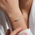 S925 sterling silver crown zircon inlaid daily wear women's bracelet - MOWTE
