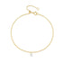 S925 pure silver single diamond inlaid layered daily outfit women's bracelet - MOWTE
