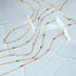 925 sterling silver exquisite simple fine chain color diamond collarbone chain necklace - MOWTE