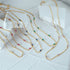 925 sterling silver exquisite simple fine chain color diamond collarbone chain necklace - MOWTE