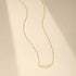 S925 sterling silver clover diamond inlaid exquisite pendant collarbone flower necklace for women - MOWTE