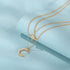 S925 sterling silver double-layer layered diamond star moon collarbone chain - MOWTE
