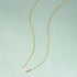 S925 sterling silver classic pendant water droplet collarbone necklace - MOWTE