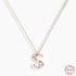 New S925 sterling silver color diamond butterfly 26 letter pendant - MOWTE