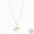 New S925 sterling silver color diamond butterfly 26 letter pendant - MOWTE