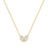 925 sterling silver heart-shaped zircon double piece peach heart collarbone turquoise necklace - MOWTE