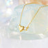 S925 pure silver heart-shaped diamond inlaid light luxury women's collarbone necklace - MOWTE