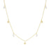 S925 sterling silver pearl octagonal star pendant collarbone chain - MOWTE