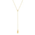 S925 sterling silver water droplet diamond women's collarbone chain - MOWTE