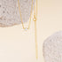 S925 sterling silver water droplet collarbone chain cluster inlaid with diamonds necklace for women - MOWTE