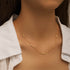 S925 sterling silver creative circular retro necklace - MOWTE