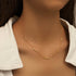S925 sterling silver creative circular retro necklace - MOWTE
