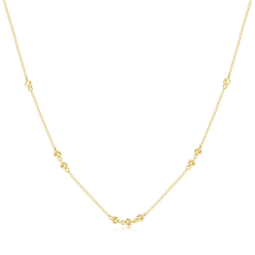 S925 sterling silver creative circular retro necklace - MOWTE
