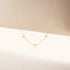 S925 sterling silver clover inlaid with heart-shaped zircon exquisite collarbone necklace - MOWTE