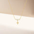 S925 pure silver exquisite floral star diamond necklace - MOWTE
