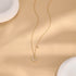S925 sterling silver irregular crescent diamond collarbone chain pearl necklace - MOWTE