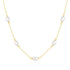 S925 sterling silver pearl necklace women's collarbone chain - MOWTE