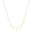 S925 sterling silver round plate layered for daily wear women's collarbone necklace - MOWTE
