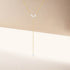 S925 pure silver diamond set geometric Y-shaped trendy women's water droplet super sparkling collarbone chain - MOWTE
