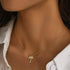 S925 Pure Silver Creative Coconut Tree Diamond Pendant Necklace - MOWTE
