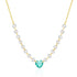 S925 pure silver exquisite luxury single row diamond collarbone chain - MOWTE