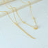 S925 sterling silver classic inlaid zirconia star necklace - MOWTE