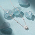 S925 sterling silver classic inlaid zirconia star necklace - MOWTE