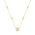 S925 sterling silver classic inlaid zirconia star necklace - MOWTE