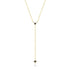 S925 sterling silver Y-shaped diamond daily versatile collarbone chain - MOWTE