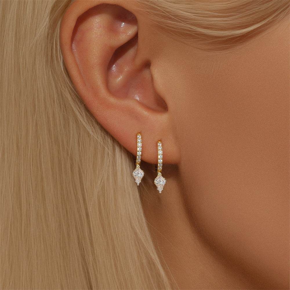 Tassel S925 pure silver earrings - MOWTE