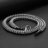 Titanium steel keel necklace men's hip-hop personality retro style domineering collarbone chain - MOWTE