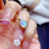 S925 pure silver natural opal pendant exquisite necklace - MOWTE