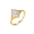 S925 Silver Ring with 2ct Marquise-Cut Center Stone Exquisite for Stacking - MOWTE