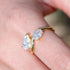 S925 Silver Ring with 2.5ct Moissanite Center Stone Exquisite wedding ring - MOWTE