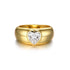 S925 Silver Ring with 1.2ct Heart-Cut Center Stone Exquisite wedding ring - MOWTE