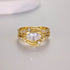 S925 Silver Two-Piece Set Moissanite Ring 1ct Center Stone Exquisite for Stacking wedding rings - MOWTE