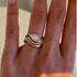S925 Silver Three-Piece Set Moissanite Ring with 1ct Marquise Cut Center Stone Exquisite Stacking Wedding - MOWTE