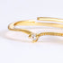 14K gold-plated palace retro Japanese ring women's garnet open crown ring niche simple original design - MOWTE