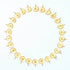 Light gold 26 letter pendant S925 silver necklace collarbone chain - MOWTE